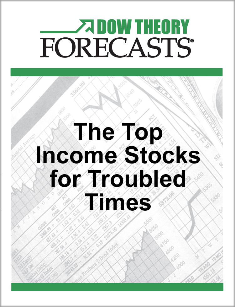 The Top Income Stocks for Troubled Times